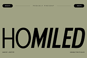 Homiled, a Sans Serif Font by josstype (Thumbnail 2 of 16)