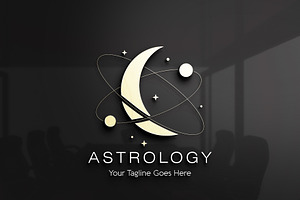 Celestial & Astrology Logo Design, a Branding & Logo Template by YUDesignStore