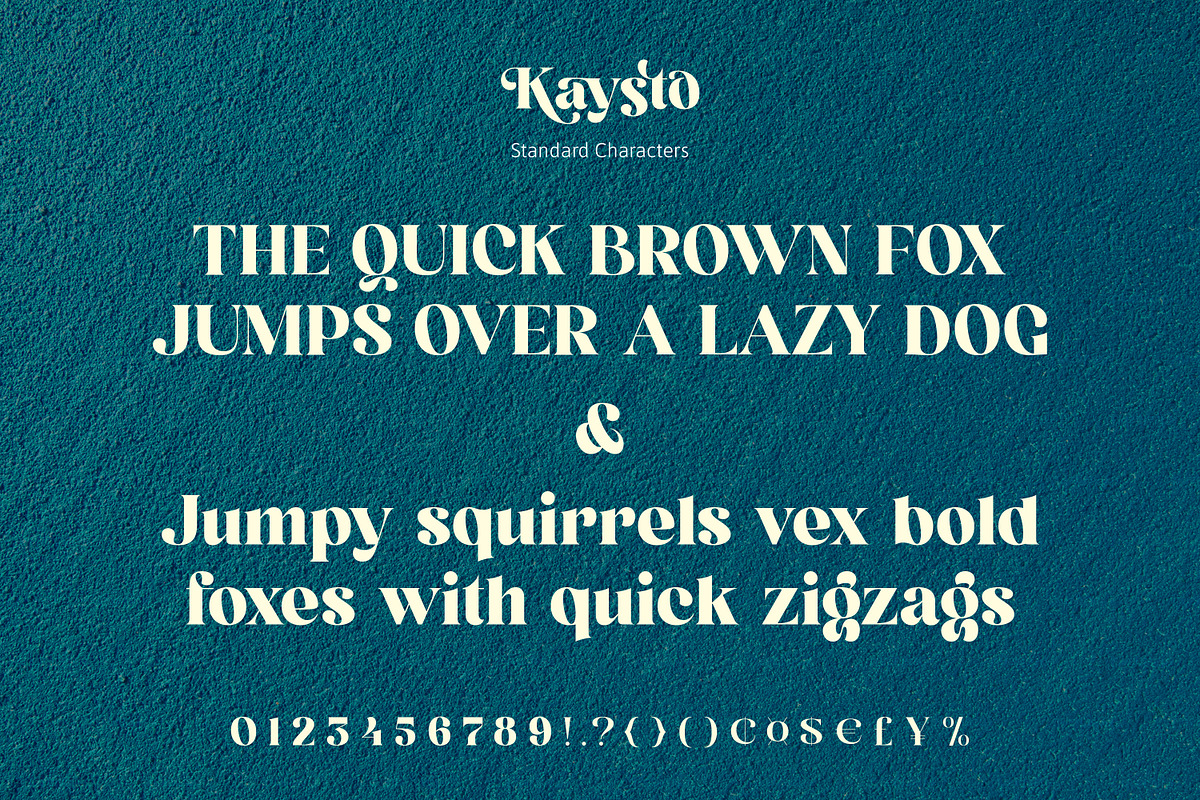 Kaysto - Serif Display Font, a Serif Font by Ekahermawan (Photo 10 of 15)