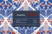 SWALLOW pattern collection, a Pattern Graphic by RenattaZare (Thumbnail 9 of 17)