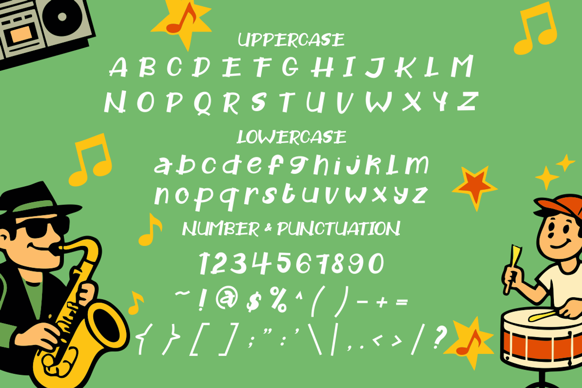 Horn Pop Display Font, a Font by PutraCetol Studio (Photo 5 of 6)
