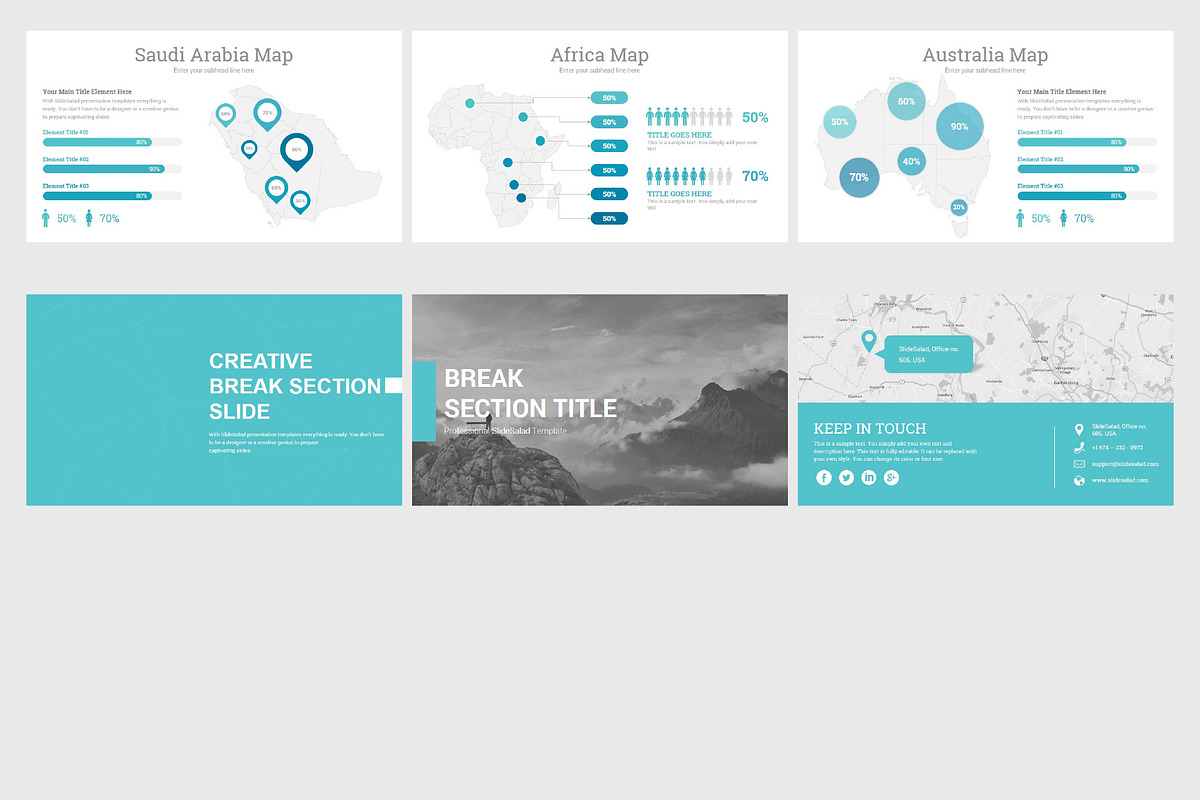 Top Creative Keynote Template, a Presentation Template by SlideSalad (Photo 20 of 21)