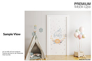 Nursery Door Murals Mockups, a Product Mockup by mock-ups (Thumbnail 8 of 9)