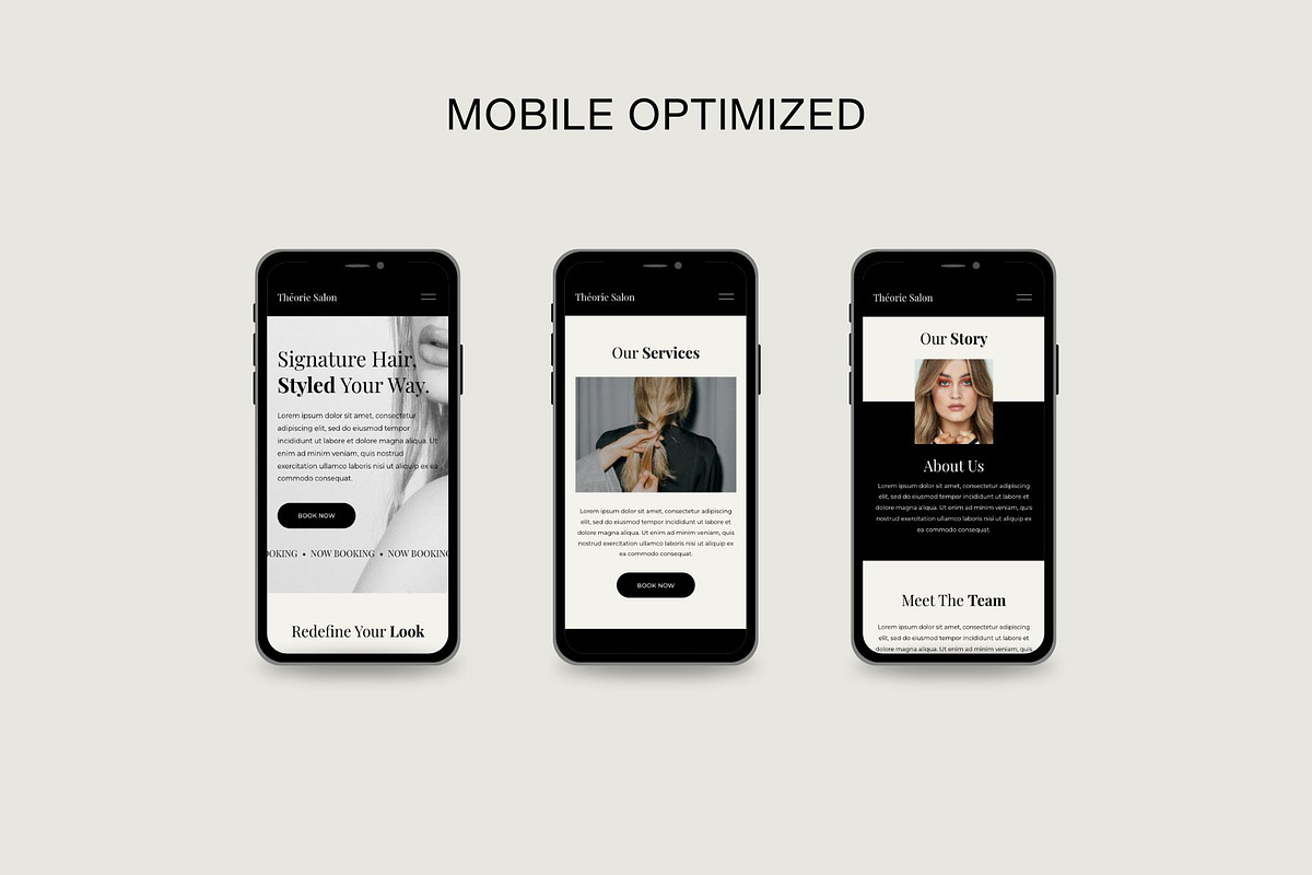 Squarespace 7.1 Template: Théorie, a Squarespace Template by Deb Creative Studio (Photo 4 of 9)