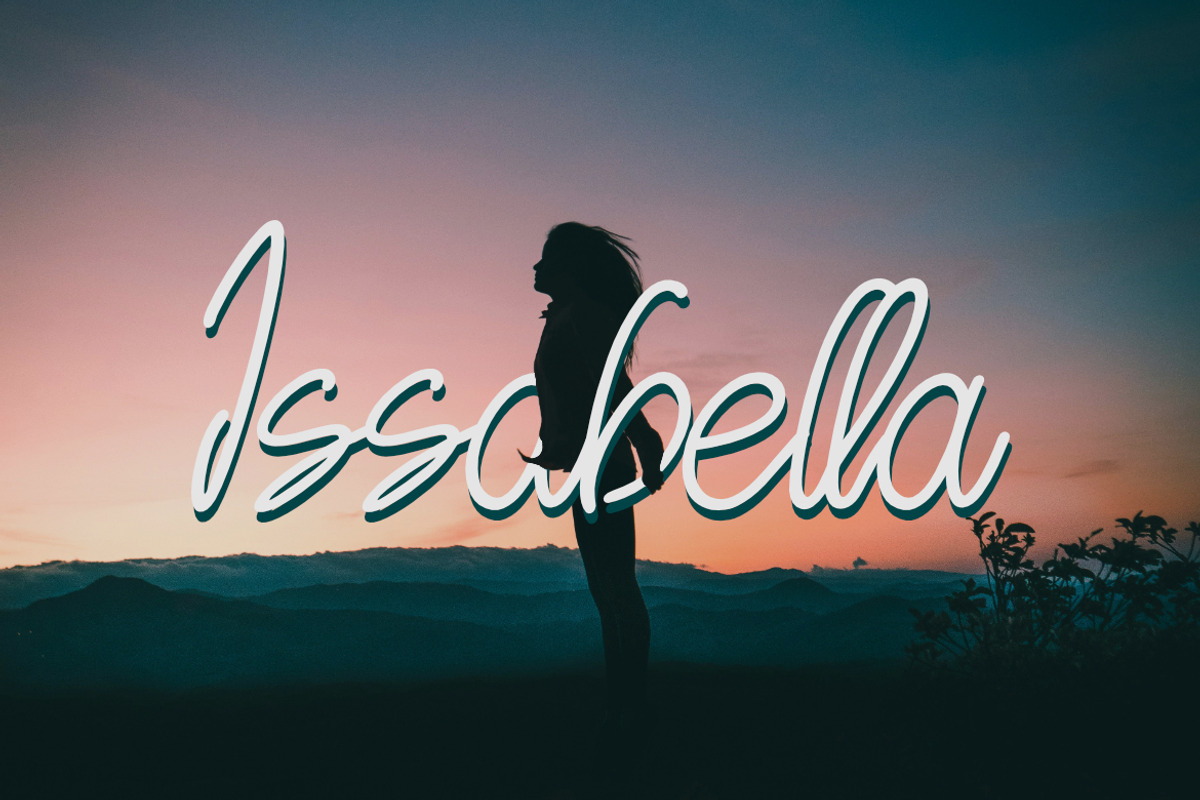 Eyollanita - Monoline Script Font, a Script Font by Bayuktx (Photo 2 of 5)