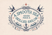 Captain Terry - American Tattoo Font, a Handwritten Font by HipFonts (Thumbnail 5 of 9)