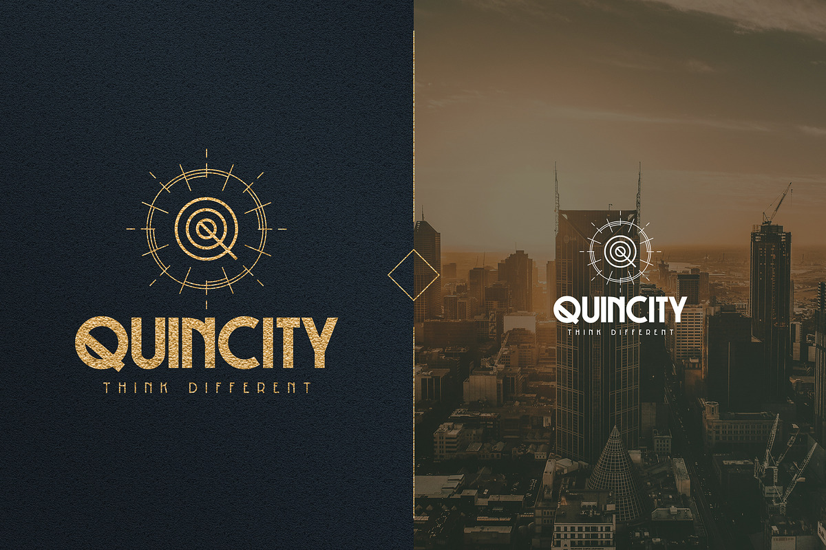 Art Deco A-Z Logo Templates, a Branding & Logo Template by VP Fonts (Photo 18 of 29)