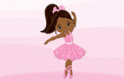 Vector African American Ballerina, an Illustration by TheCreativeMill (Thumbnail 4 of 4)