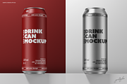 Drink Can Mockup - 500ml, a Packaging Mockup by Grid&Glow (Thumbnail 3 of 8)