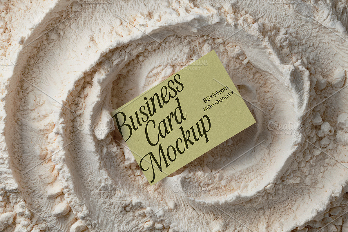 Bakery Style Business Card Mockup, a Mockup by Quirko (Photo 3 of 6)
