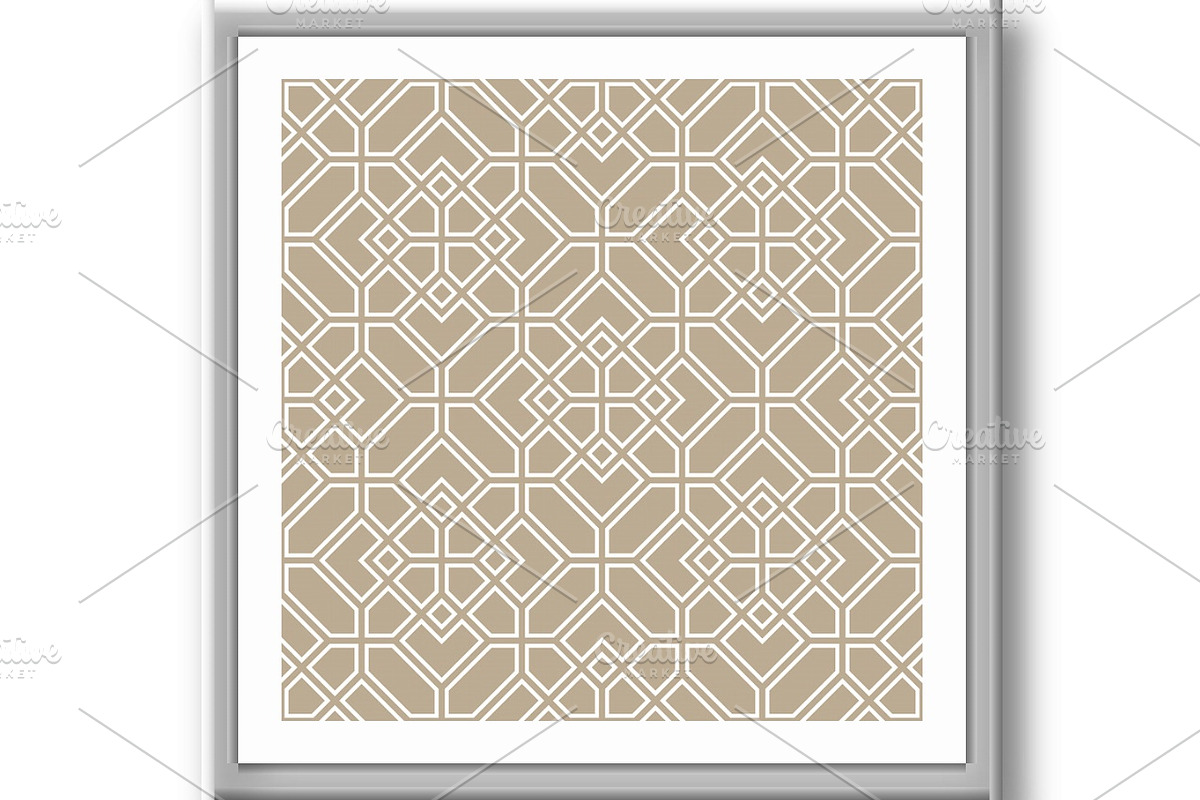 Abstract geometry pattern in Arabian, a Texture Graphic by RODINA (Photo 3 of 3)