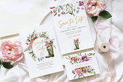 Wellington Boot Wedding Invite Suite, an Invitation Template by R Whitehurst Design (Thumbnail 1 of 6)