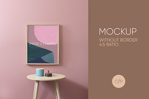 Frame Wall Mockup Template