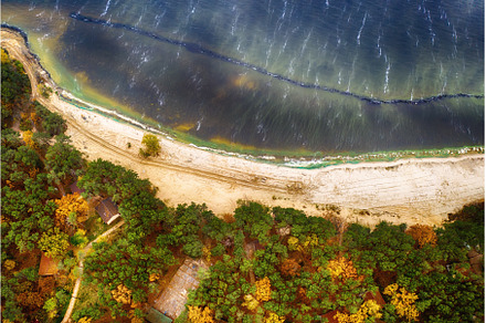 Aerial view of river, a Nature Photo by Nature and travel