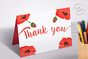 Watercolor Poppy Baby Shower Set, an Invitation Template by Love Design (Thumbnail 3 of 5)