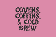 Gravedust Display Font, a Handwritten Font by Beck McCormick (Thumbnail 9 of 10)