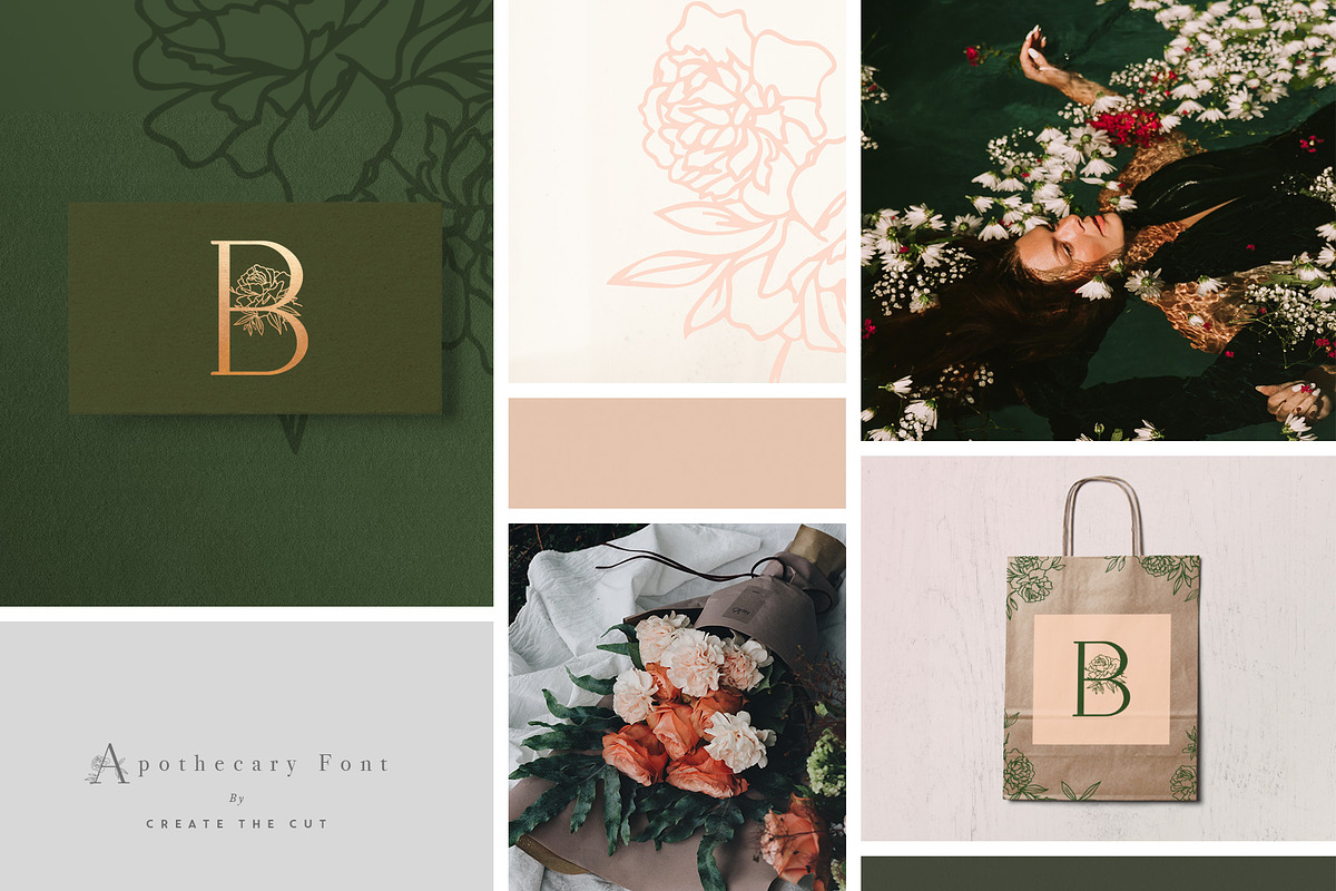 Apothecary Display Font preview 2