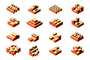 Logos geometric, an Object Graphic by AlexZeL (Thumbnail 1 of 2)