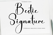 Bestie Signature, a Handwritten Font by FreshTypeINK (Thumbnail 1 of 8)