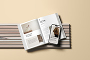 Book and phone mockup, a Product Mockup by Sweetdady (Thumbnail 3 of 3)