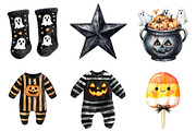 Halloween Baby Clipart Bundle, a Seasonal Illustration by CitraGraphics (Thumbnail 7 of 8)
