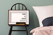 8 mockups posters in the bedroom, a Print Template by FilL239 (Thumbnail 7 of 9)