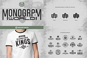 Monogram World Bundle-Monogram Font, a Font by Headfonts (Thumbnail 4 of 9)