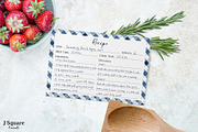 4x6 Recipe Card MockUp & Props, a Print Template by JSquarePresents (Thumbnail 9 of 11)