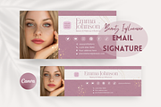 Influencer Email Signature Beauty, an Email Template by Golden Horizons Studio (Thumbnail 1 of 10)