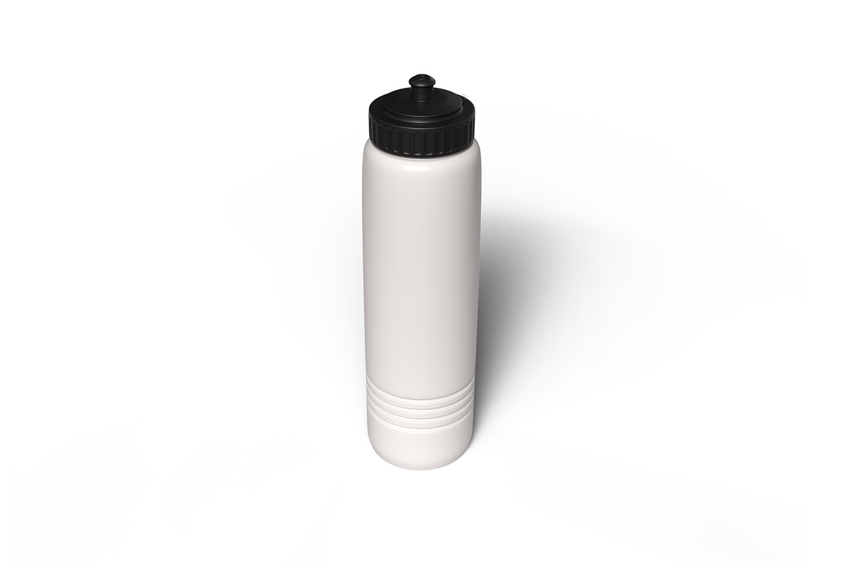 Sport Plastic Bottle 3D Model, an Object 3D Model by Casa Mandarina (Photo 2 of 6)