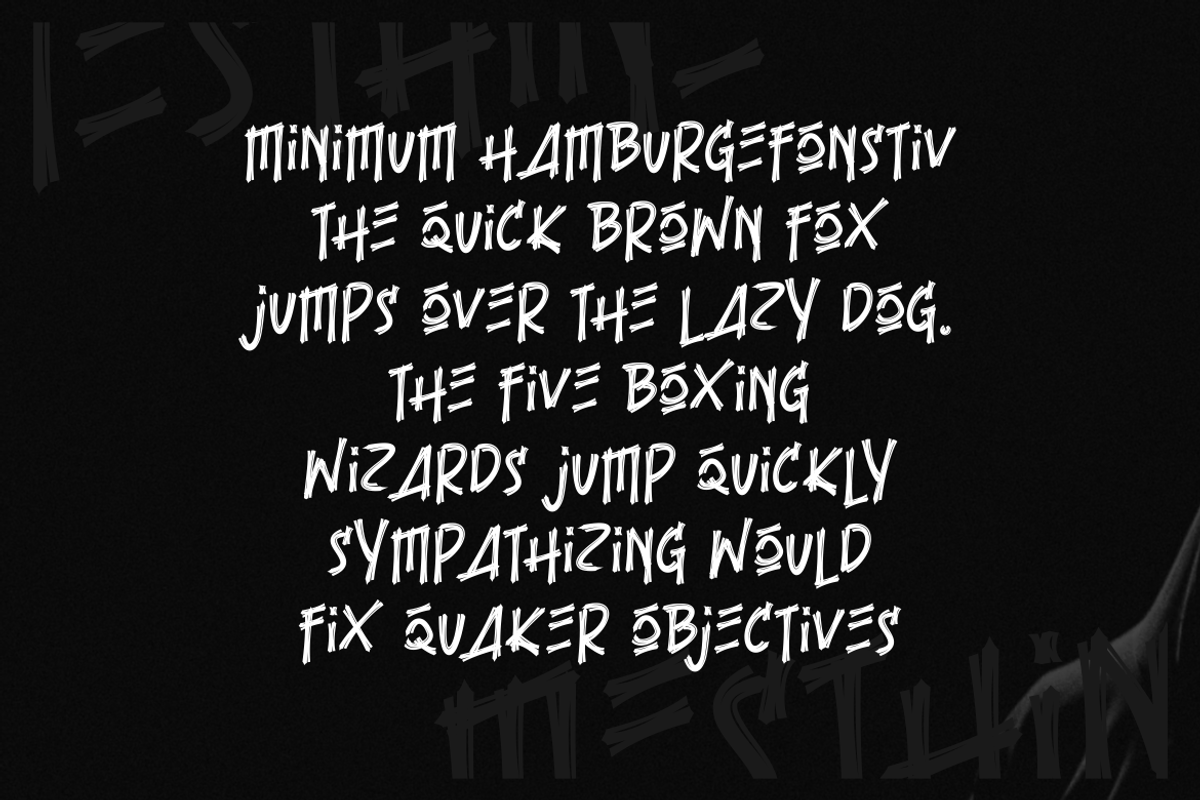 Mesthine Font, a Blackletter Font by albert_kalingga (Photo 5 of 5)