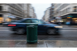Motion blur street view with fast, a Transportation Photo by Igor Tichonow