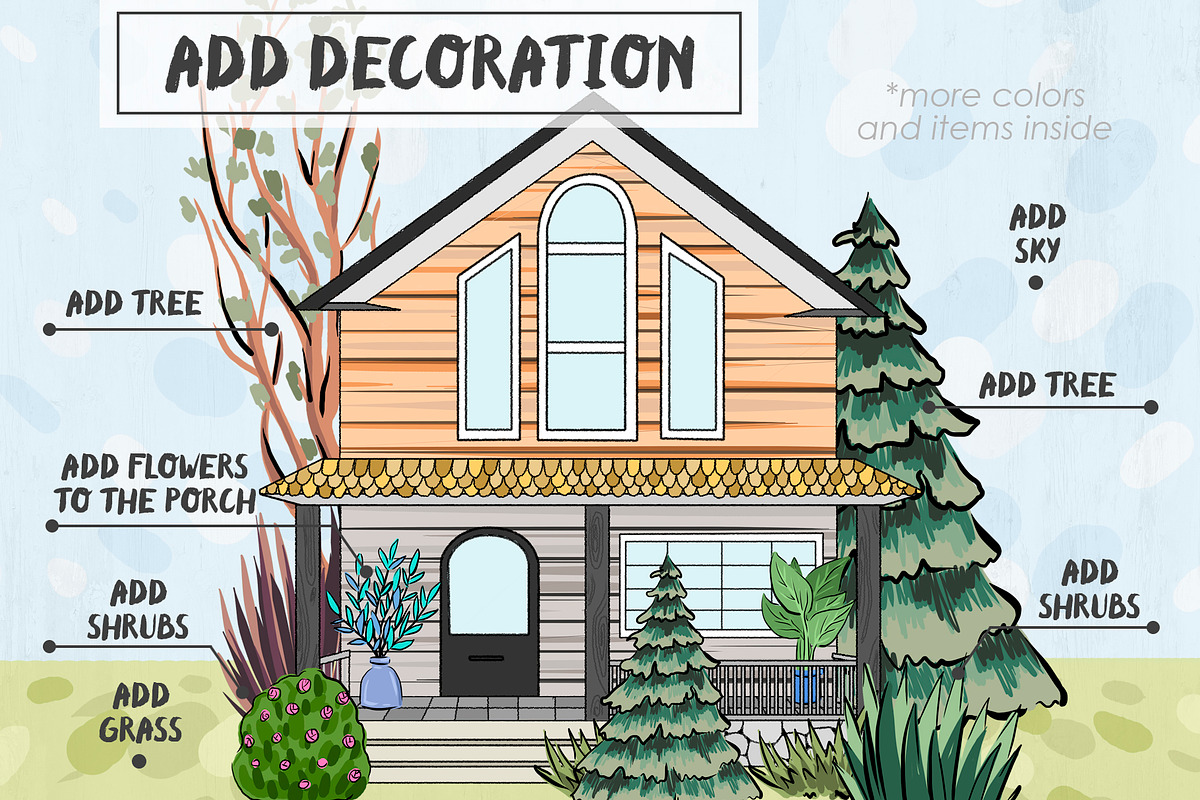 My Sweet Home Creator, a Decorative Illustration by Alina Sh (Photo 5 of 5)