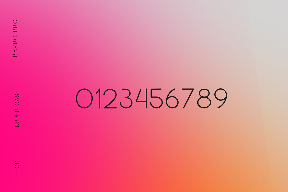 Bavro Pro Font, a Sans Serif Font by FGD Goodies for Designers (Photo 4 of 4)