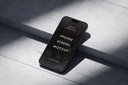 iPhone Screen Mockup Scene N2, an iPhone Mockup by professorinc
