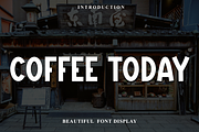 Coffee Today, a Script Font by FreshTypeINK (Thumbnail 1 of 8)