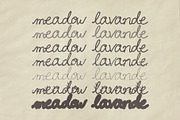 Meadow Lavande - Romantic Font, a Handwritten Font by nadispasibenko (Thumbnail 5 of 13)