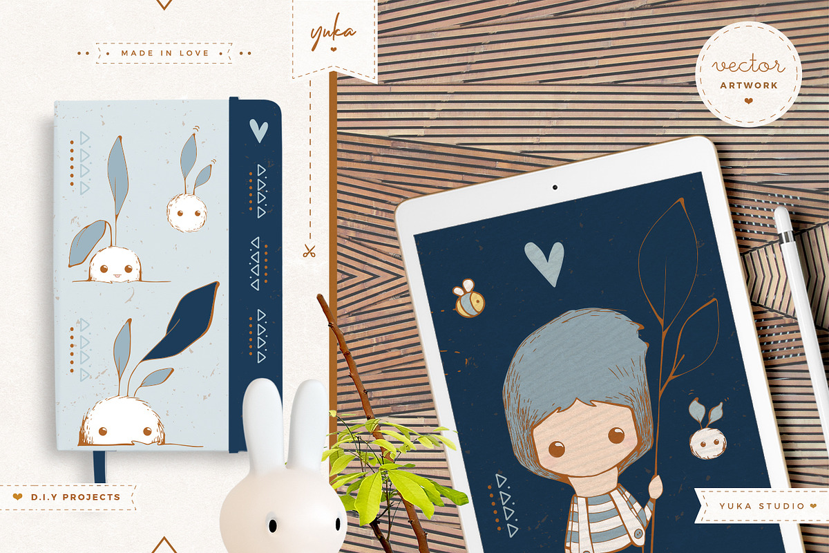 Baby Gardeners, an Animal Illustration by Yuka Baby (Photo 4 of 8)