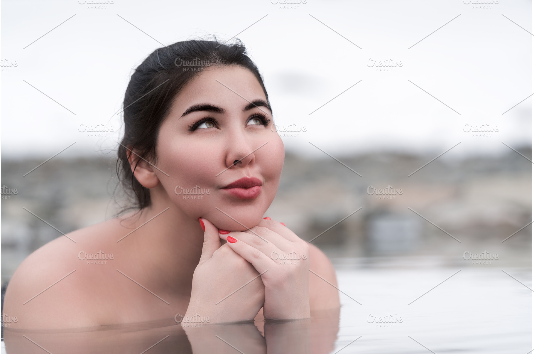 Authentic plus size brunette model, a Person Photo by Alexander-Piragis
