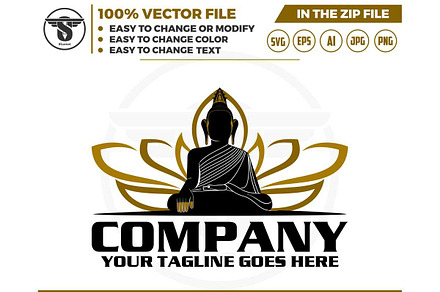 buddhist meditations lotus logo