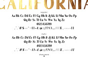 California. Sans serif family., a Sans Serif Font by Luxfont (Thumbnail 8 of 9)