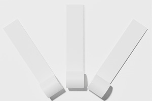 Box Tape Mockup, Tape Strips