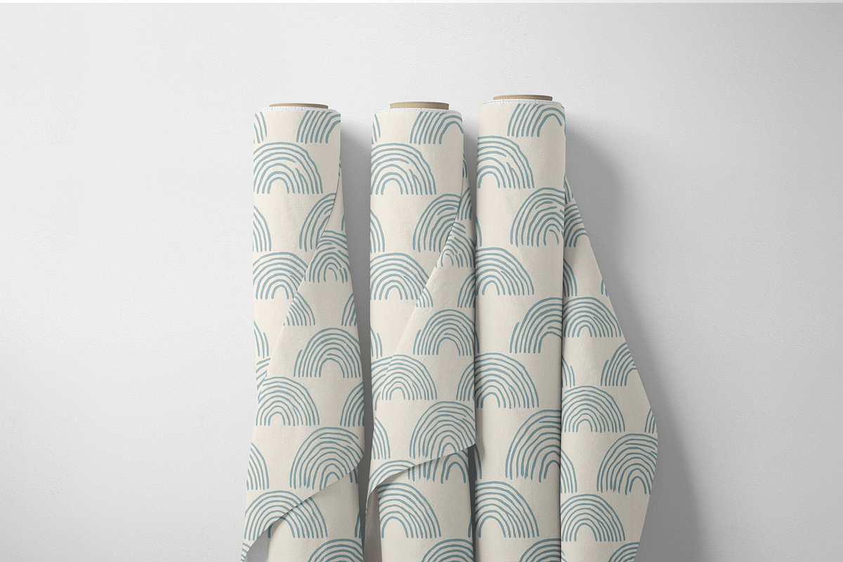 Dusty Blue Half Arch Seamless Patter, a Pattern Graphic by Pati Charm Studio (Photo 6 of 7)