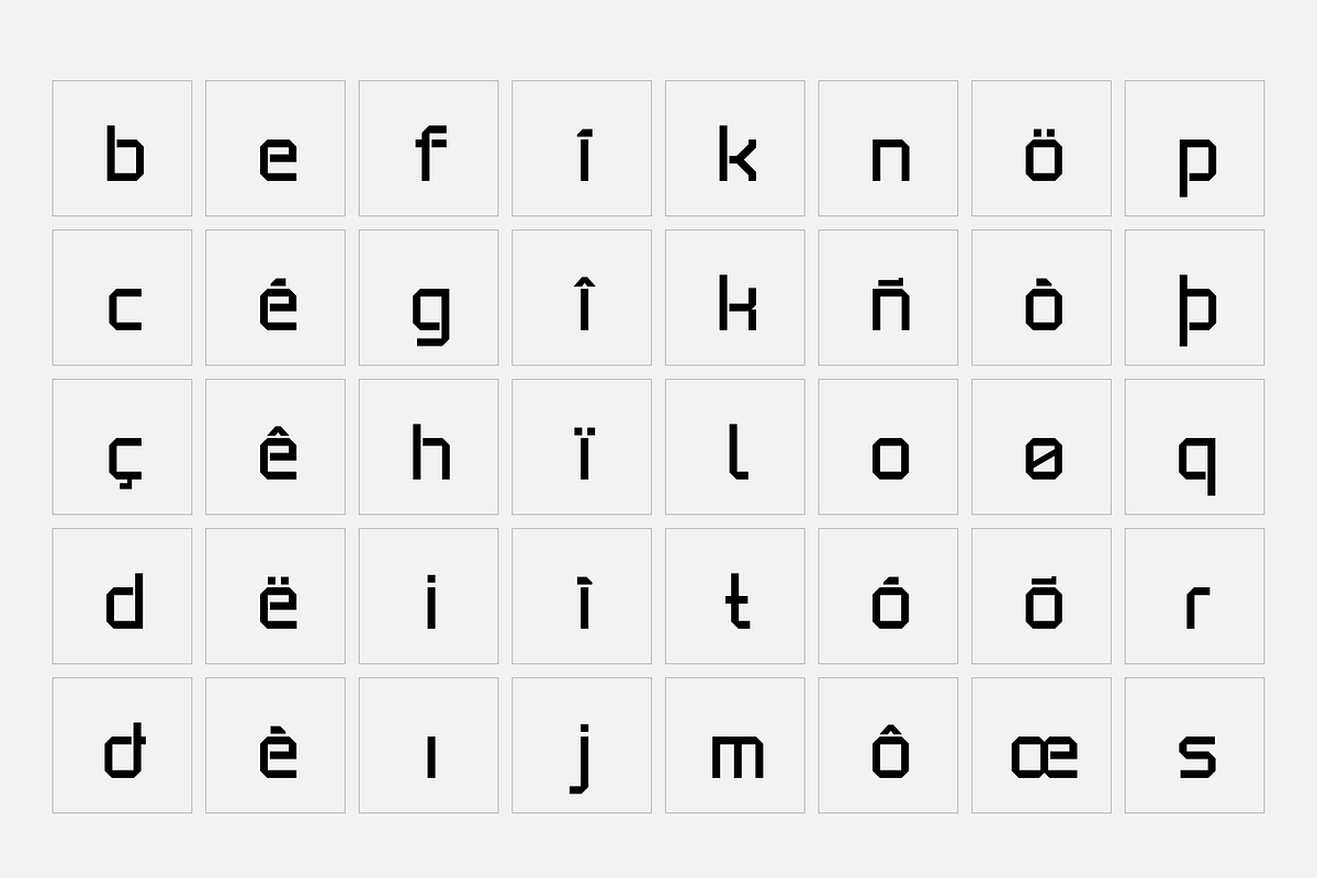 Flip - Square font, a Sans Serif Font by SelfBuild Type (Photo 9 of 12)