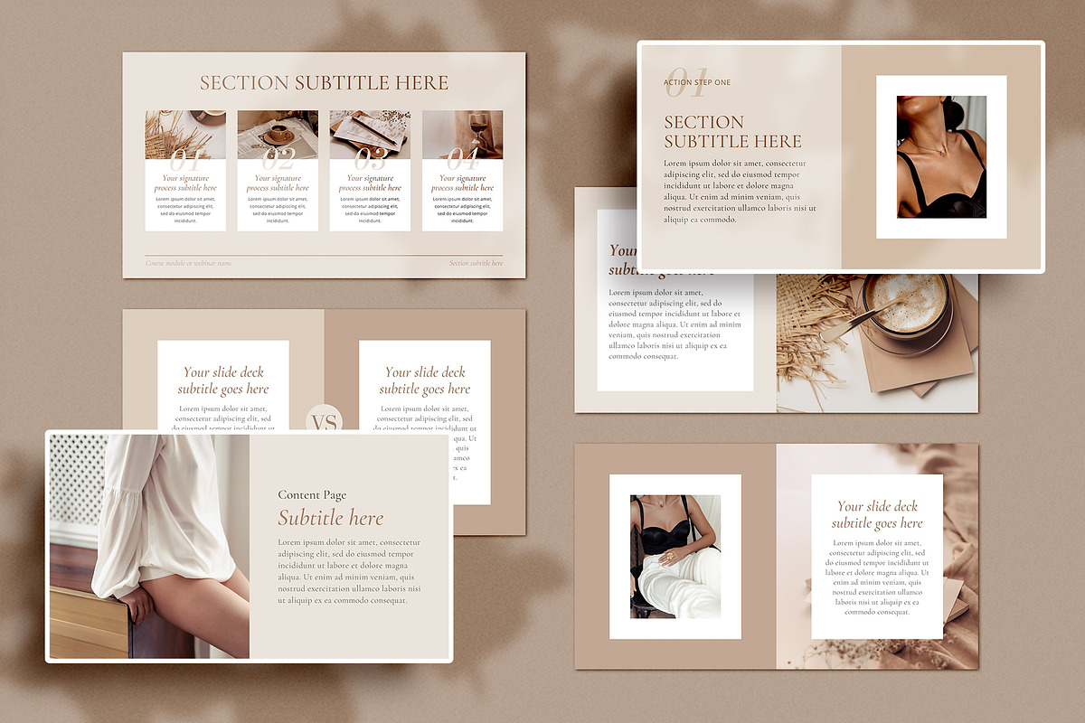 4 in 1 Course Creator Bundle CANVA, a Presentation Template by Studio Loire (Photo 17 of 73)