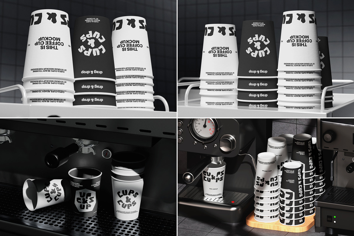 50+ Coffee Cup Mockups, a Mockup by Vitora Mockup (Photo 8 of 15)
