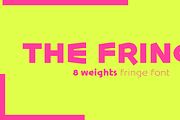 The Fringe, a Sans Serif Font by OS type (Thumbnail 1 of 6)