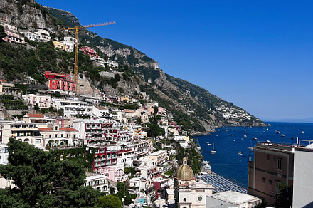 Scenic view of Positano on the stunning Amalfi Coast, Italy, a Photo by AS photostudio