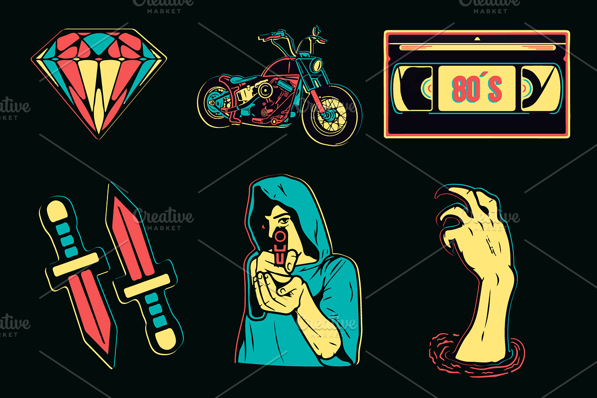 32+ Apparel T-Shirt Vector Prints, an Illustration by Den Marty Studio (Photo 18 of 24)