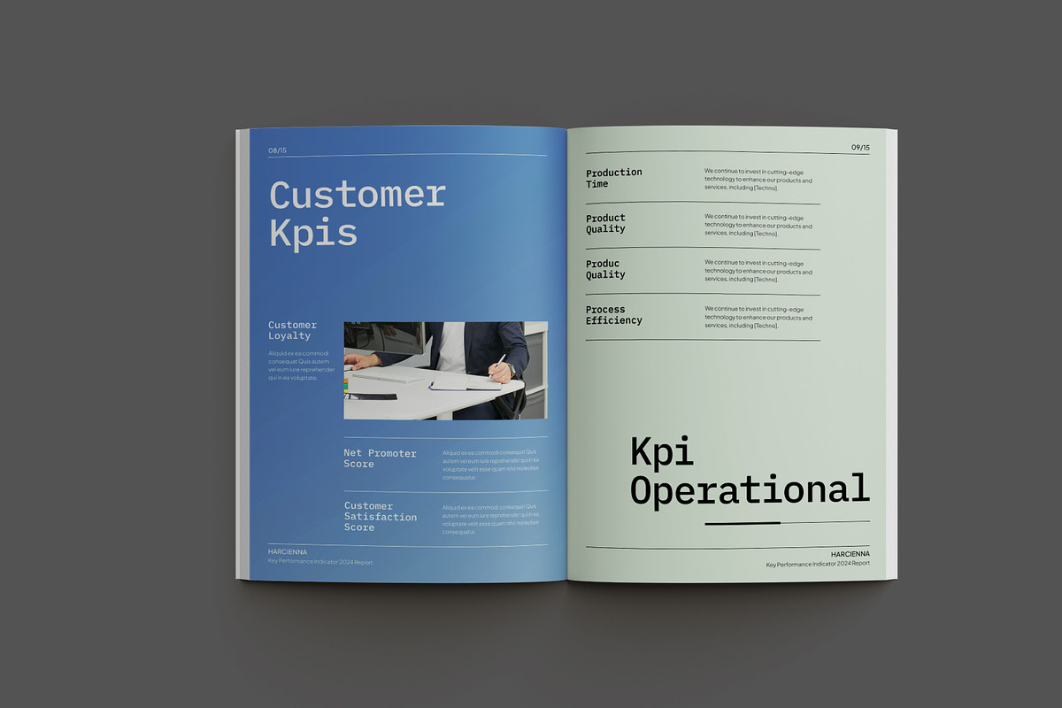 Elegant KPI Report preview 6